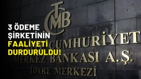 Merkez Bankası, İninal, Aypara ve Pay Fix Şirketlerinin Faaliyetini Durdurdu!