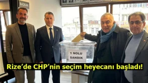 Rize'de CHP, adayını belirlemek için bugün oy kullanmaya başlıyor!