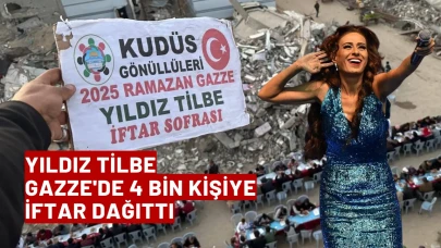 Yıldız Tilbe, Gazze'de Ramazan Ayında 4 Bin Kişiye İftar Dağıttı