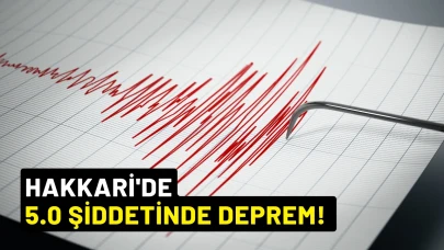 Hakkari'de 5 Şiddetinde Deprem!