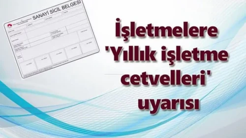 2024 Yılı İşletme Cetveli, 30 Nisan'a kadar verilmezse ceza var!