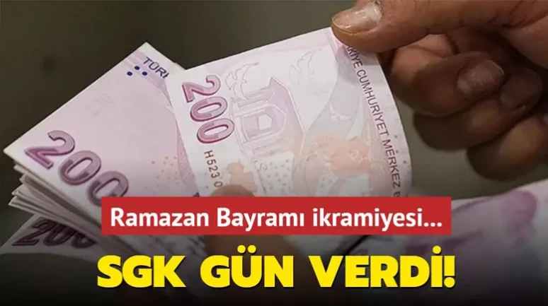 Ramazan Bayramı ikramiyesi... SGK gün verdi!