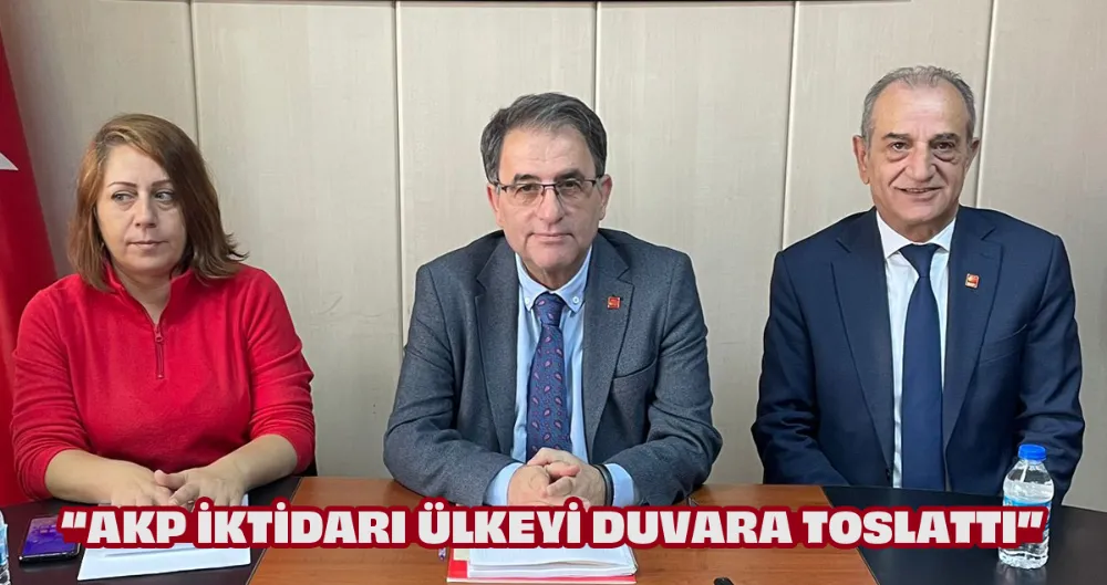 CHP Rize İl Başkanı Saltuk Deniz: AKP