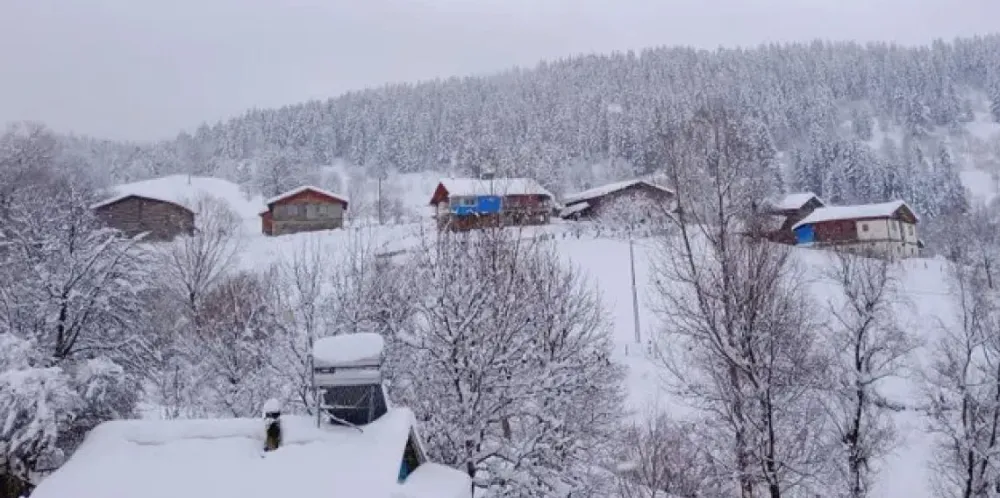 Artvin’de kar kalınlığı 1 metreye Ulaştı