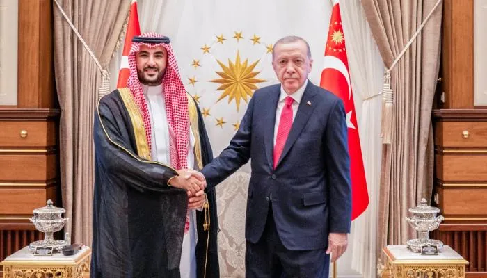 Erdoğan, Suudi Arabistan Savunma Bakanı Halid bin Salman