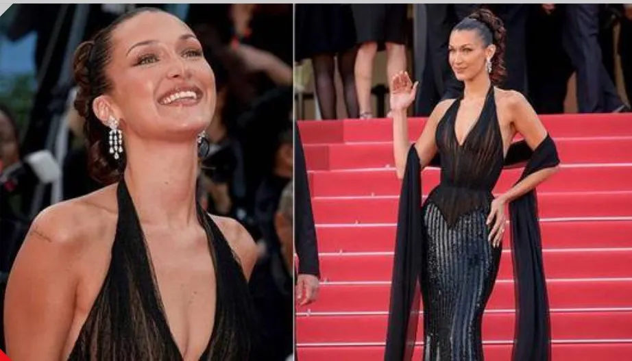 Bella Hadid left her mark on the Cannes film festival and dazzled with her elegance and beauty on the red carpet