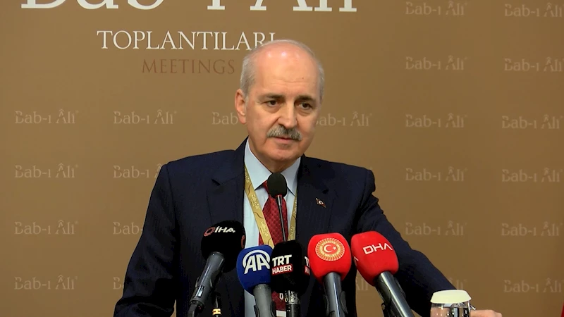 İstanbul-TBMM Başkanı Kurtulmuş: Türkiye olarak üzerimize düşen Suriye halkına demokratik rehberlik yapabilmek