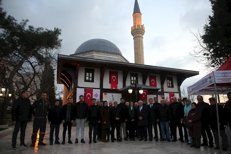 Edirne’de restorasyonu tamamlanan 5 asırlık cami ibadete açıldı 