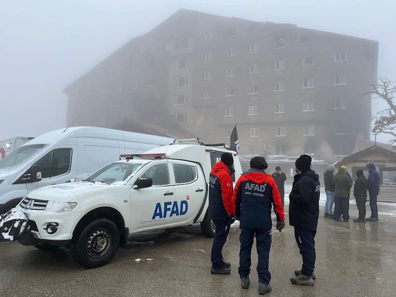 Kartalkaya’da 76 kişinin hayatını kaybettiği otelde AFAD arama yapacak