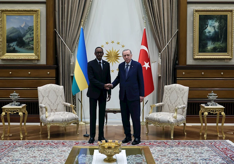 Cumhurbaşkanı Erdoğan, Ruanda Cumhurbaşkanı Paul Kagame ile görüştü