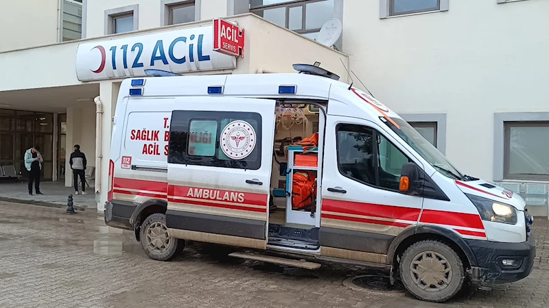 Lastiği patlayınca devrilen minibüsteki 4 kişi yaralı