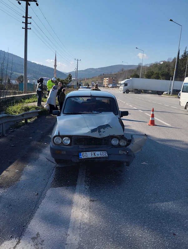 Samsun’da kaza; çift ve kızları yaralandı