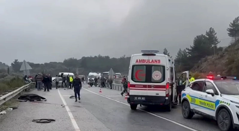 Aydın’da iki otomobil çarpıştı: 1 ölü, 2 yaralı