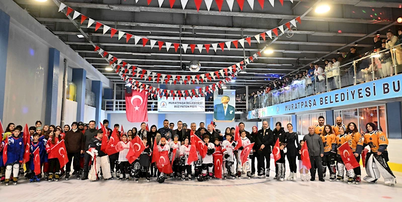 Akdeniz’in ilk ve tek doğal buz pisti yeniden açıldı