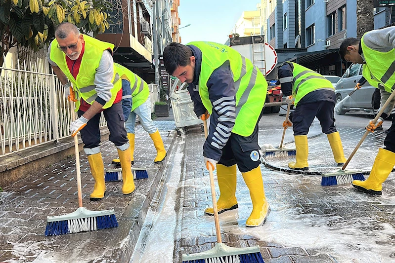 Yenişehir’de temizlik çalışmaları sürüyor