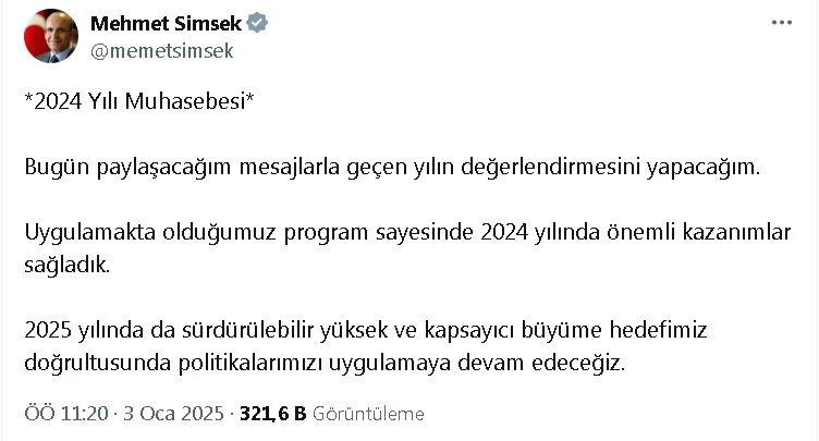 Bakan Şimşek