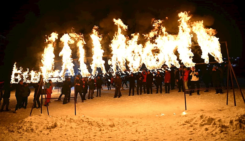 Erzurum’da Avrupa Kış Sporları Başkenti şenliği