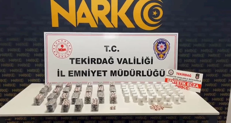 Tekirdağ’da uyuşturucu operasyonunda 5 tutuklama