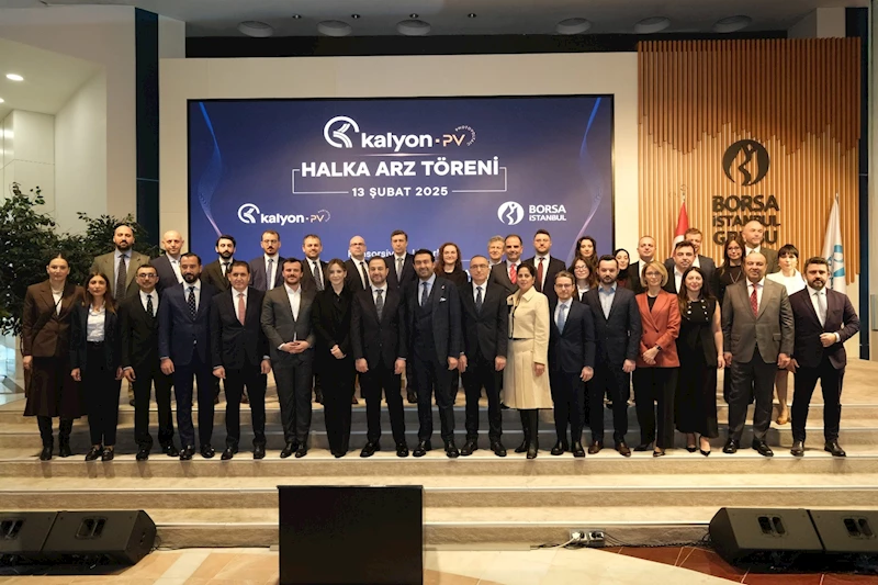 Borsa İstanbul’da gong Kalyon PV için çaldı