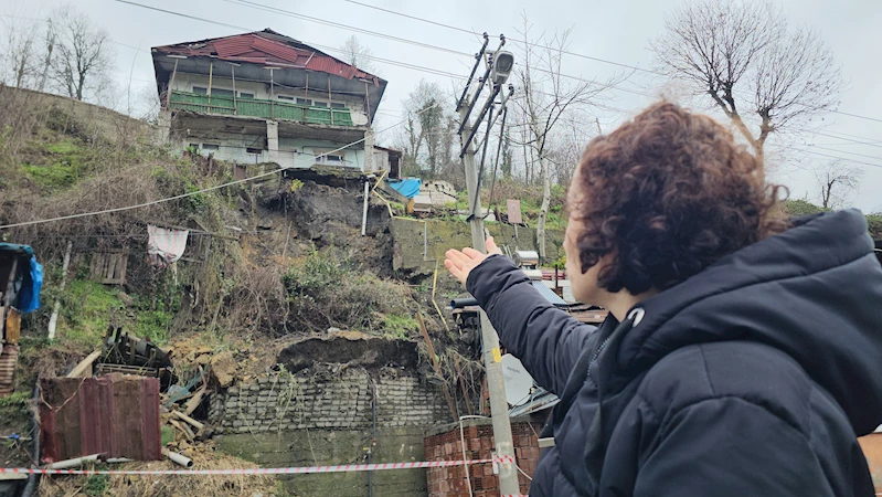 Zonguldak’ta heyelan: 3 ev tahliye edildi