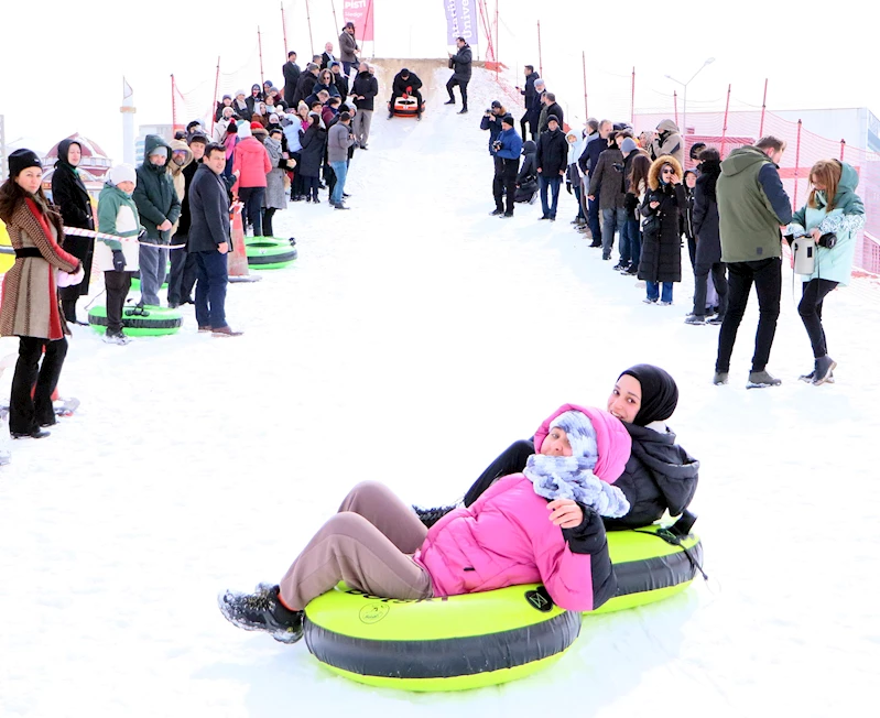 Kampüste kızak, kayak ve snow tubing heyecanı