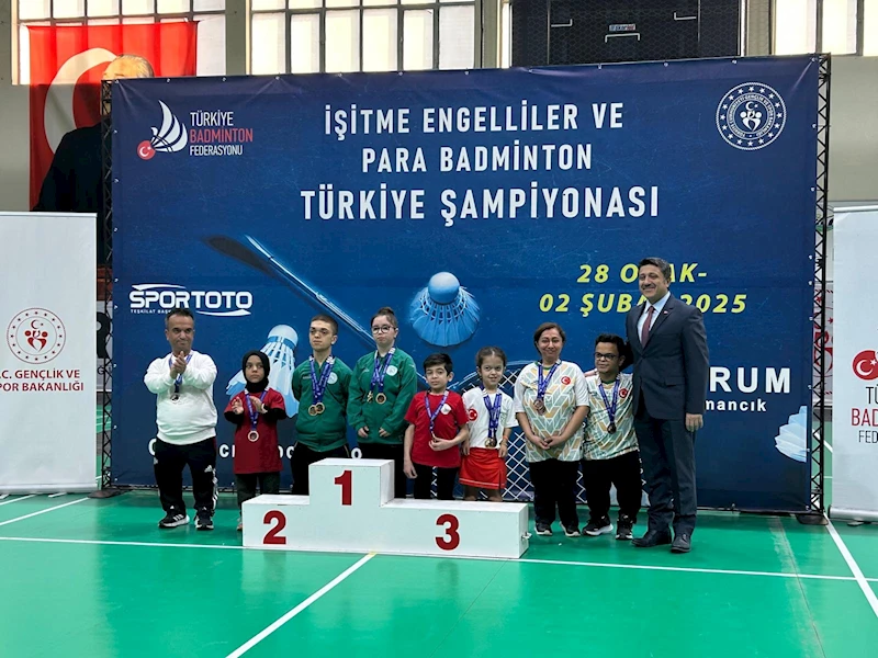 Özel sporcular, Para Badminton Türkiye Şampiyonası’ndan 16 madalyayla döndü