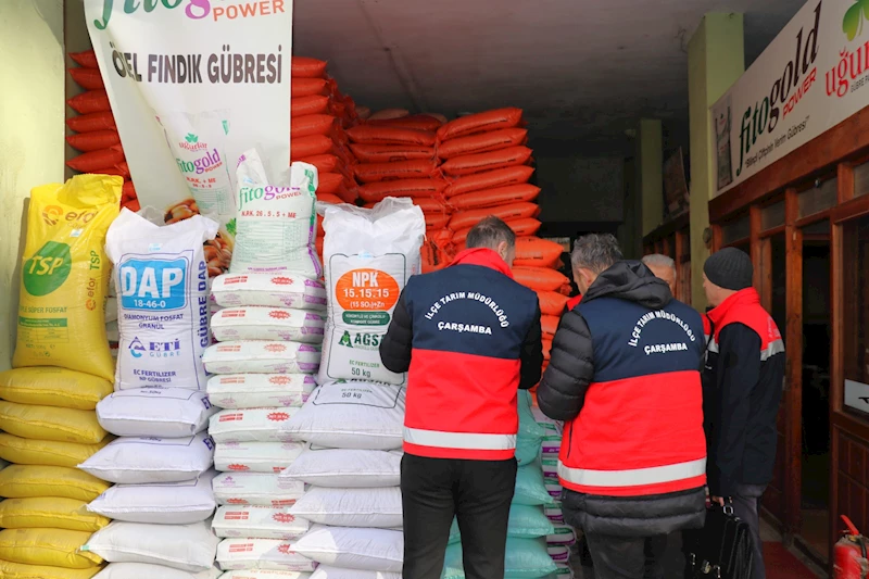 Samsun’da gübre denetimi yapıldı