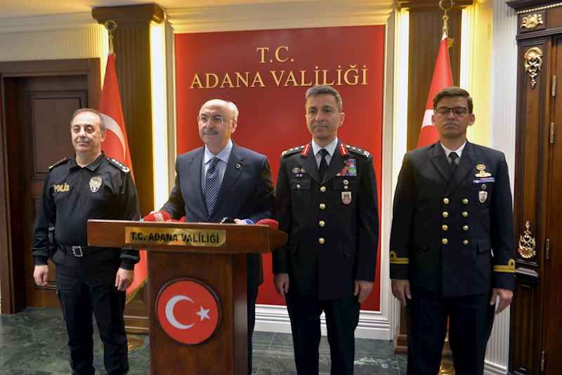 Adana Valiliği’nde Asayiş ve Güvenlik Toplantısı yapıldı