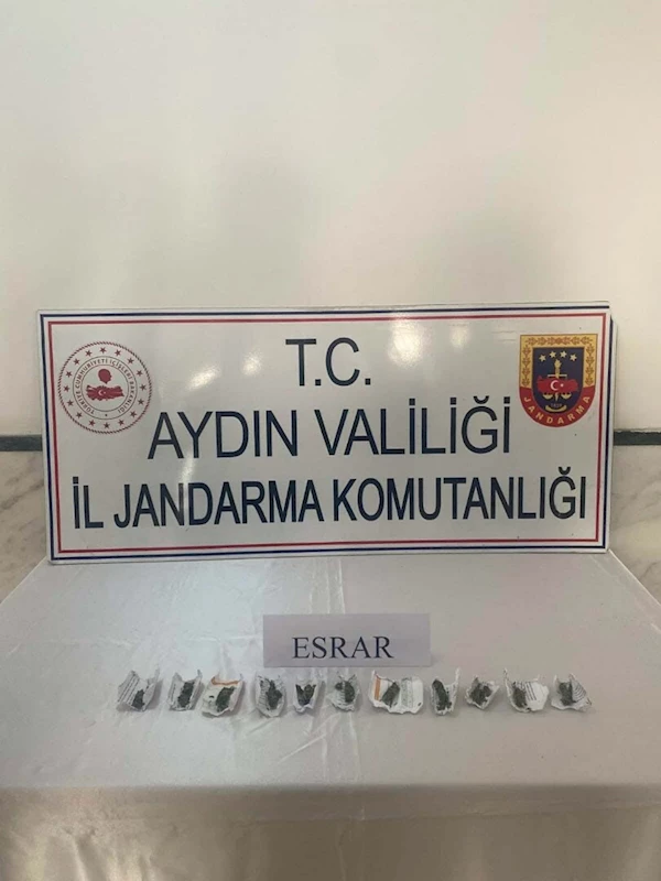 Evinde 55 gram esrara yakalanıp, gözaltına alındı