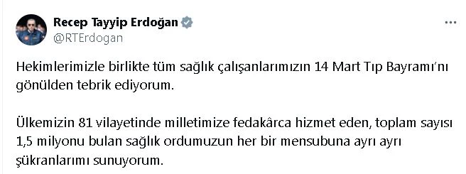 Cumhurbaşkanı Erdoğan