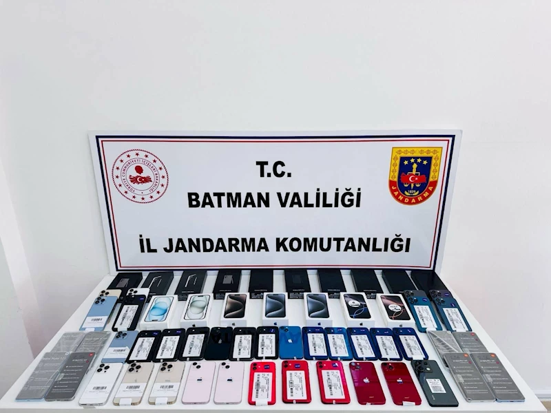 Batman’da, kaçak cep telefonu operasyonu